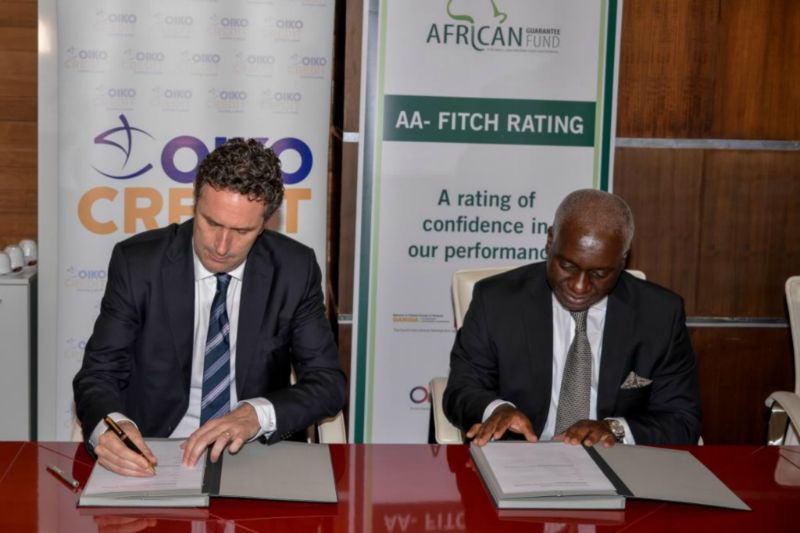 AGF and Oikocredit Signing Ceremony – January 25, 2018